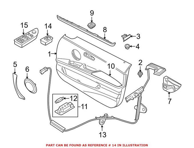 BMW Door Window Switch 61316945876